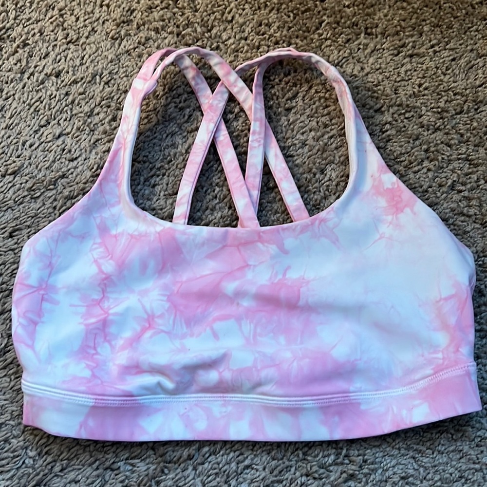 Rare pink tie dye Lulu bra